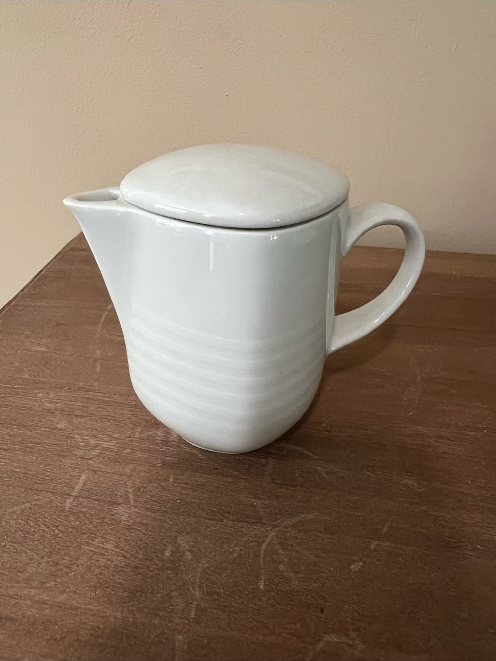 Richard Ginori Italy #914 White Porcelain Creamer With Lid